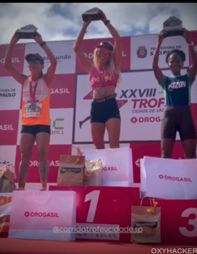 Depoimento visual de aluna OxyHack na corrida